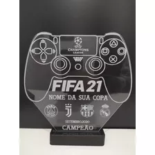 Troféu Game Xbox Ps4 Fifa 21 Pes2021 20cm Sem Iluminação