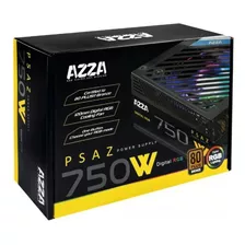 Fuente De Poder Azza 750w Rgb 80 Plus Bronce