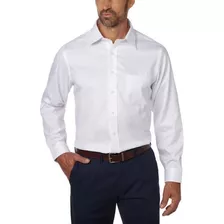 Camisa Social Masculina Tradicional Manga Longa Com Bolso