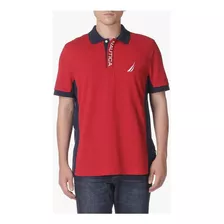 Polo Náutica Pique Para Hombre Red