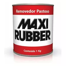 Removedor De Tinta Pastoso Maxi Rubber 1kg 900ml