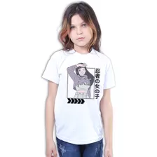 Camiseta Infantil Hinata Anime Naruto 100% Algodão Oferta