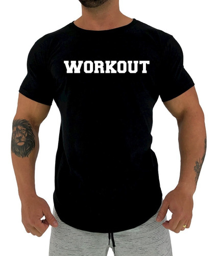 Camiseta Long Line Mxd Conceito Workout Fitness Persistência