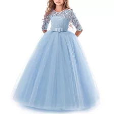 Vestido De Novia Nnjxd Para Niña Con Bordado De Encaje De Tu