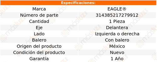 (1) Base Amortiguador Del Izq/der Tribute 4 Cil 2.3l 05/08 Foto 3