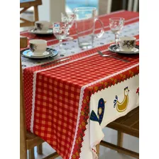 Kit 5 Toalhas Para Mesa De 4 Cadeiras 1,50x1,50