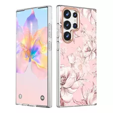 Funda Para Samsung Galaxy S23 Ultra Diseño De Flores_e