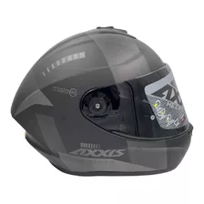 Casco Integral Axxis Draken Mp4 B1 Negro Gris Mate