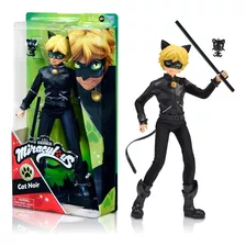 Muñeca De Acción Miraculous Cat Noir, 11 Pulgadas