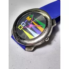 Reloj Quartz Muy Colorido Malla Mistral 