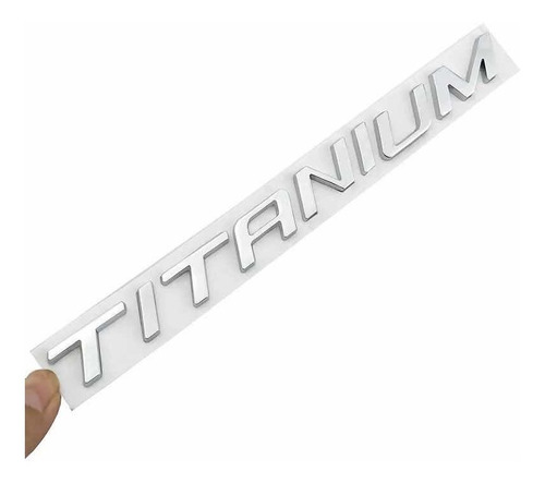 Emblema Titanium Logo Letras Ford Fusion Escape Focus Figo Foto 4