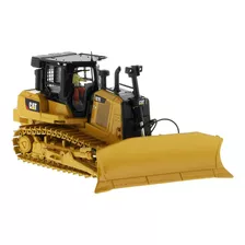 Miniatura Diecast Trator De Esteiras Caterpillar D7e M85555