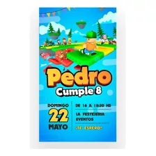 Invitación Digital Stumble-guys Personalizada