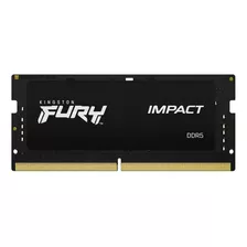 Memoria Ram Ddr5 Kingston Fury Impact 16gb 4800mhz Black