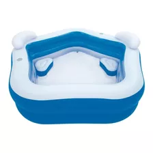 Alberca Inflable Pentagono Bestway 54153 575l Azul Y Blanca Caja