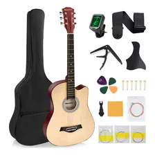 Guitarra Acústica Clasica 38 Inch Con Funda Y Accesorios