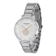 Relogio Mondaine Feminino 53863l0mvne2 Prateado Rose 