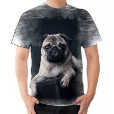 Camiseta Camisa Pug Cachorro Raça Cachorro Fofo 5