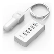 Cargador Auto Multiple 5 Usb 50w Anker