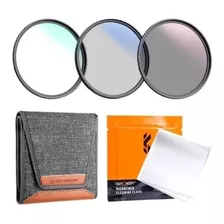 Kit Filtros 58mm K&f Concept Nano-k Uv/cpl/nd4