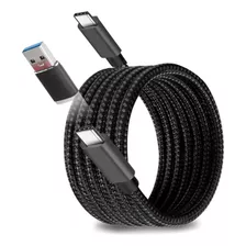 Cable Carga Rapida Usb C De 100w 5a Trenzado 2m + Adaptador 