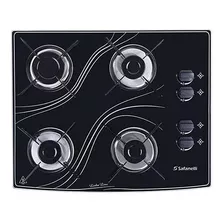 Fogão Cooktop Gás Safanelli Lines Fogão 4 Bocas Preto 127v/220v