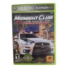 Midnight Club Los Angeles Complete Edition Xbox 360 Original