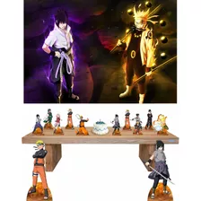 Naruto - Kit Display 8 De Mesa 2 De Chao + Painel Decorativo