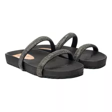 Sandália Papete Birken Gliter Feminina Chinelo