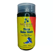 Tinta Para Sola De Tênis Preto Novax 90ml - Envio Imediato