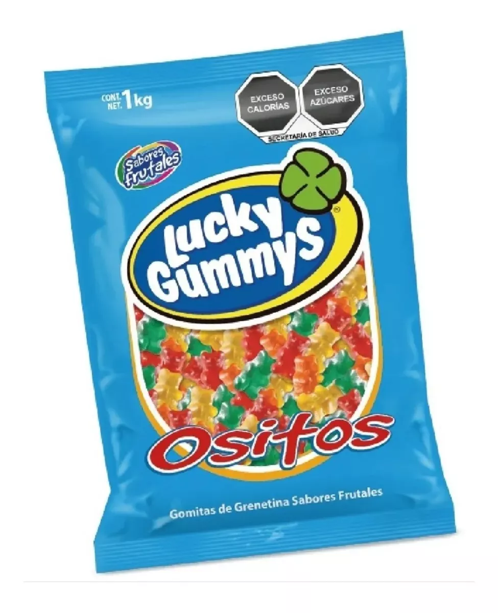 Ositos De Gomita De Colores Tipo Pandita Lucky Gummys 1 Kg