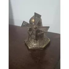 Campana De Molino En Bronce De Colección 