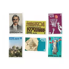  Grecia 1979 Aniversarios Y Eventos Serie 6v Mint 1332/37