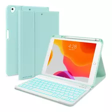 Funda Para iPad De 7/8/9 Generacin Con Teclado De 10.2 Pulga