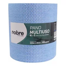 Pano Multiuso 28x300 Metros Bobina Azul Tipo Perflex Nobre Cor Azul