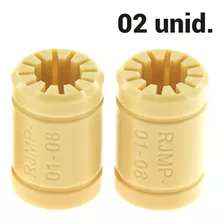 2 Rolamentos Lm8uu Rjmp-01-08 Polímero Sólido Impressora 3d 