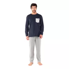 Pijama Largo Hombre Algodón Invierno C3 Top