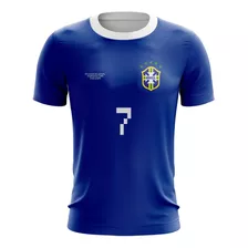 Camisa Camiseta Allejo Brasil Azul