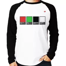 Camiseta Raglan Music Color Guide Longa