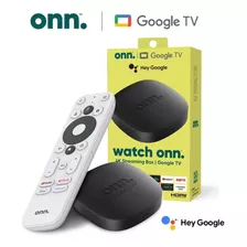 Dispositivo Onn Tv 4k Streaming Google Tv Box Chromecast 