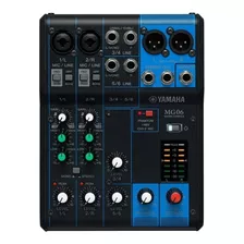 Consola Mixer Analógica Yamaha Serie Mg De Seis Canales