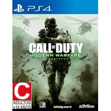 Jogo Call Of Duty Modern Warfare Remastered Ps4 Midia Fisica