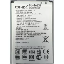 Bateria Compatible Onix Bl-46zh Para LG K8 K350