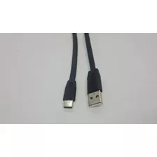 Cabo Usb De Dados Carga Tipo C Refoçado Rápido Cor Preto