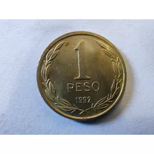 Moneda Chile 1 Peso Bronce 1992 (x403-x421-x991