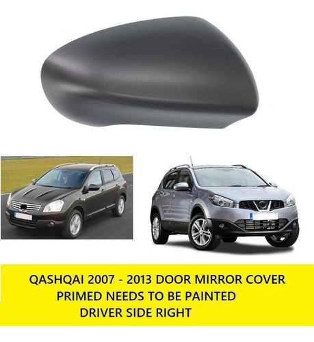 Para Nissan Qashqai 07-14 Puerta Lateral Espejo Retrovisor C Foto 2