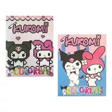 Kuromi My Melody 10 Libros De Colorear Con 16 Paginas