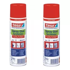 2 Adhesivos Aerosol - Tesa Spray Glue - Extra Strong- 500 Ml