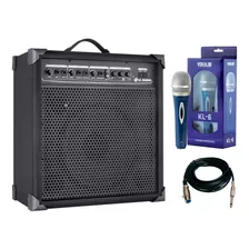 Caixa Amplificada P/ Microfone Guitarra Violão Lx100 Nca Ysm