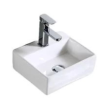 Lavabo De Baño De Pared Fregadero De Vaso Cerámico Pe...